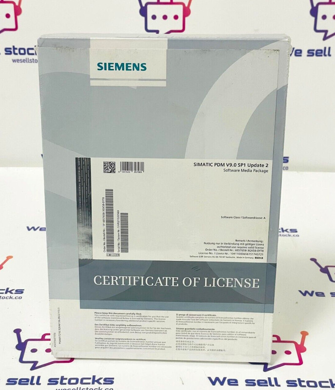 SIEMENS SIMATIC PDM V9.0 Software Media Package 6ES7658-3GX58-0YT8 gallery