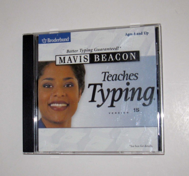 Mavis Beacon Teaches Typing Version 15 CD-ROM Windows ME XP Broderbund Software
