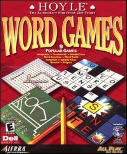 Hoyle Word Games 2000 PC CD anagrams crosswords word searches hangman puzzles!