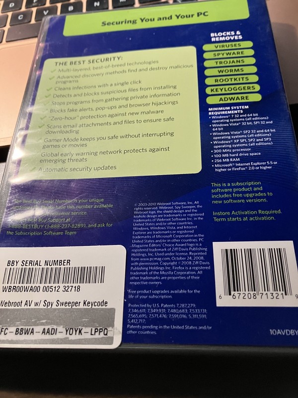 Webroot Antivirus Spy Sweeper DVD gallery
