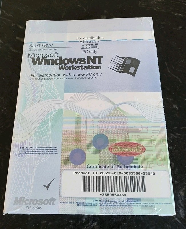 Microsoft Windows NT 4.0 Workstation