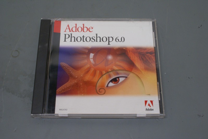Ad0be Photoshop 6.0 Upgrade CD for Windows ~ NO SERIAL 1K