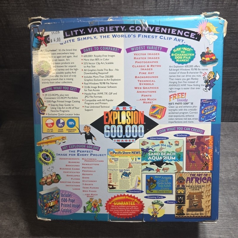 * read - missing discs - Art Explosion Images Massive Clip Art collection 25 CDs gallery