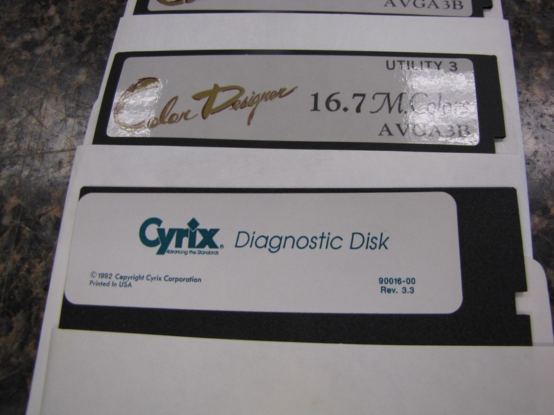 Lot of (11) Various Software Disks 5.25" - Cyrix/Color Designer/Excel W/Box gallery