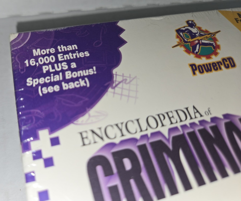 NEW Encyclopedia of Criminal Language PC Game CD-ROM Power CD ZCI Windows SEALED gallery