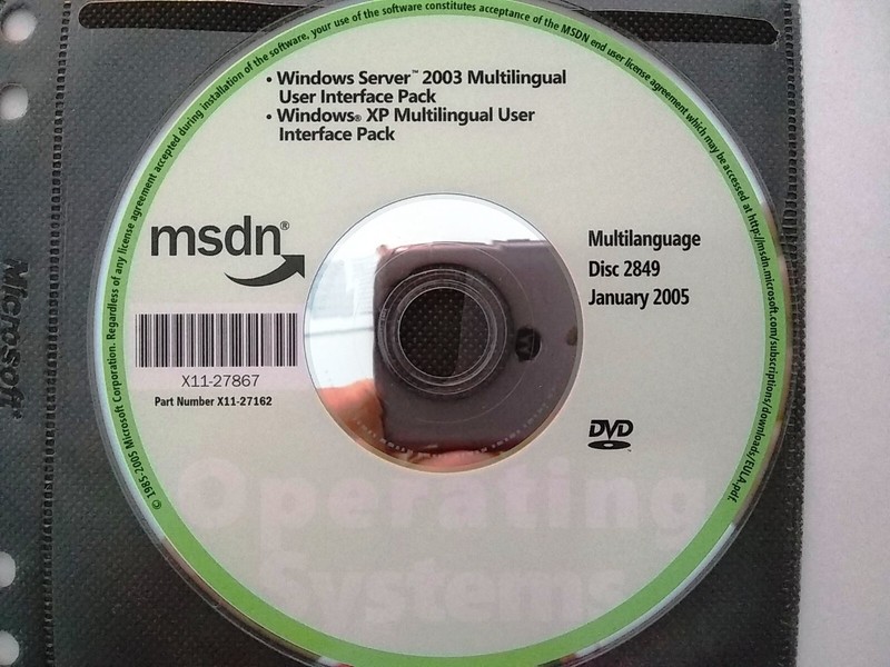 Windows XP & Windows Server 2003 Multilingual User Interface Pack