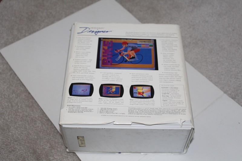 Vintage PC Software Micrografx Designer 5.25" 3.5" Media Windows gallery