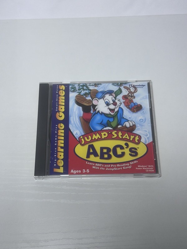 JumpStart Learning Games ABC’s PC/Mac CD-ROM Davidson Knowledge Adventure 1999