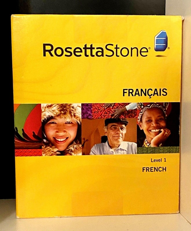 New! Rosetta Stone ~ Français ~ French Level 1 ~ CDs ~ Headset w/Mic ~ Software
