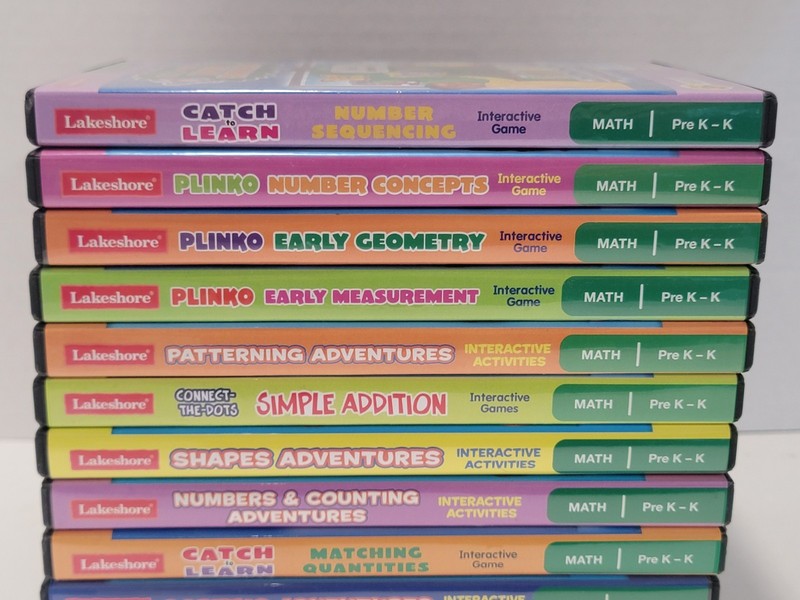 12 Lakeshore Math Learning CD-ROM (PC/MAC) Grade Pre-K - K & 1st gallery