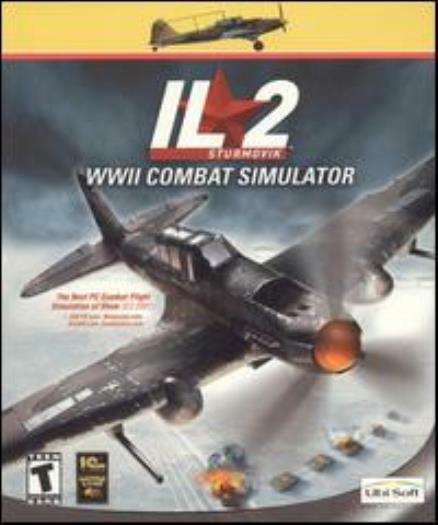 IL-2 Sturmovik PC CD pilot Russian plane bomb war combat flight simulation game!