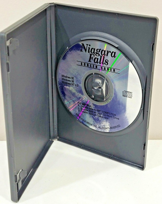 Niagara Falls Screen Saver CD ROM ~40 Spectacular Photos Microsoft Windows 95/98 gallery