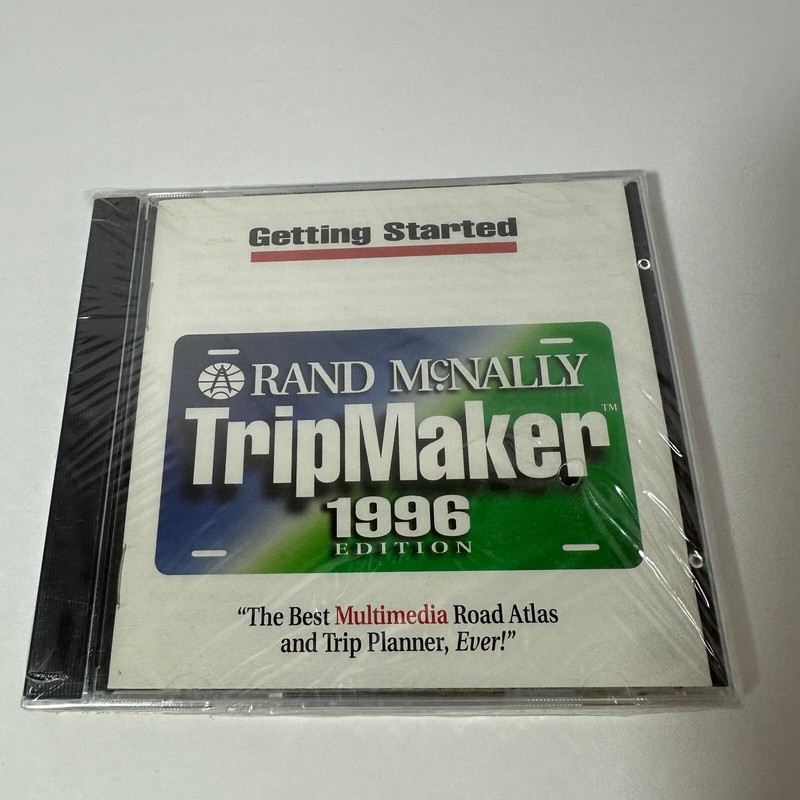 Rand McNally TripMaker 1996 CD-ROM Brand New Sealed