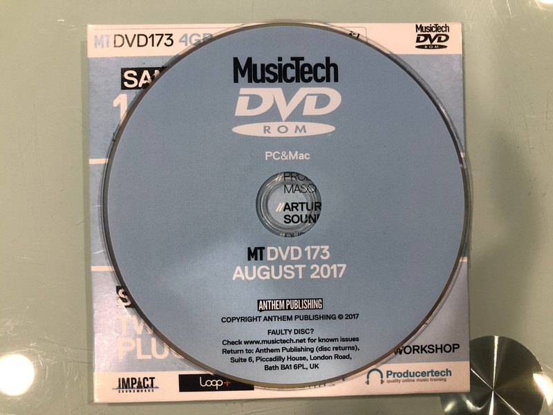 AUGUST 2017 MUSICTECH DVD 173 SAMPLES-VIDEOS-SOFTWARE DVD-ROM gallery