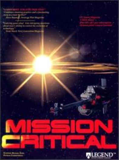 Mission Critical PC CD space battlecruiser crew survivor puzzles game! LEGEND