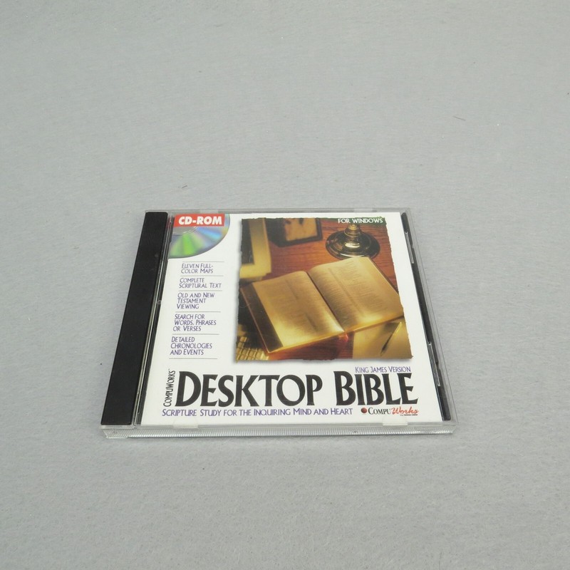 Compuworks Desktop Bible For Windows CD-ROM King James Version CD
