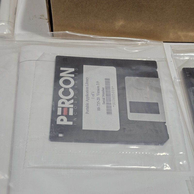Percon Portable Application Library Floppy Disks Lot Topgun Scanner gallery