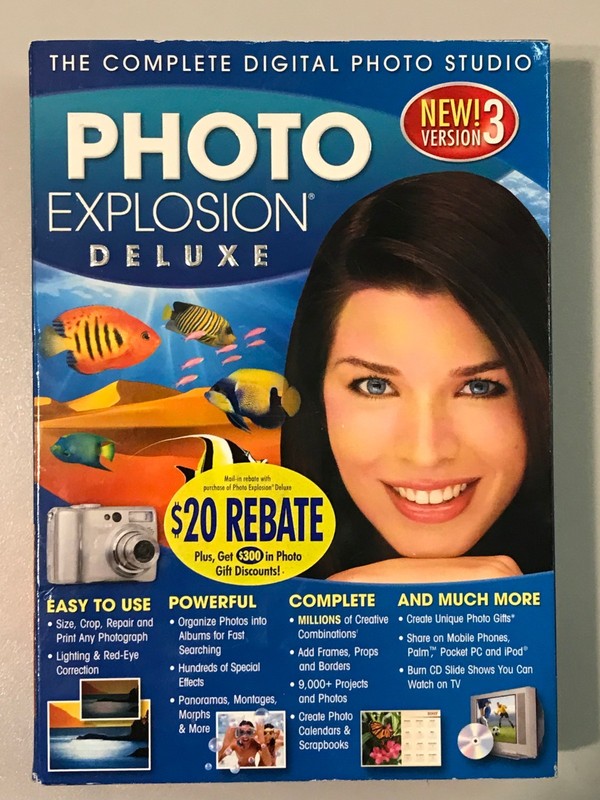 Photo Explosion Deluxe Windows Photo Editing Version 3 – Nova Development