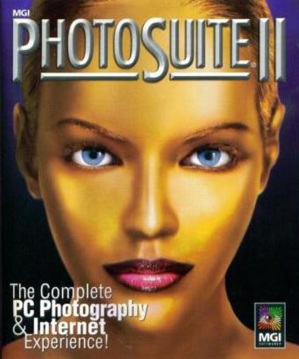 MGI PhotoSuite II 2 + Manual PC CD digital image picture photo editing capture +