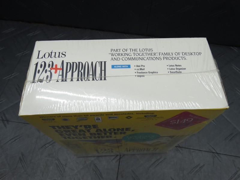 Lotus 1-2-3 + Approach Upgrade Edition for Windows 3.5" Floppy Disk New Sealed gallery