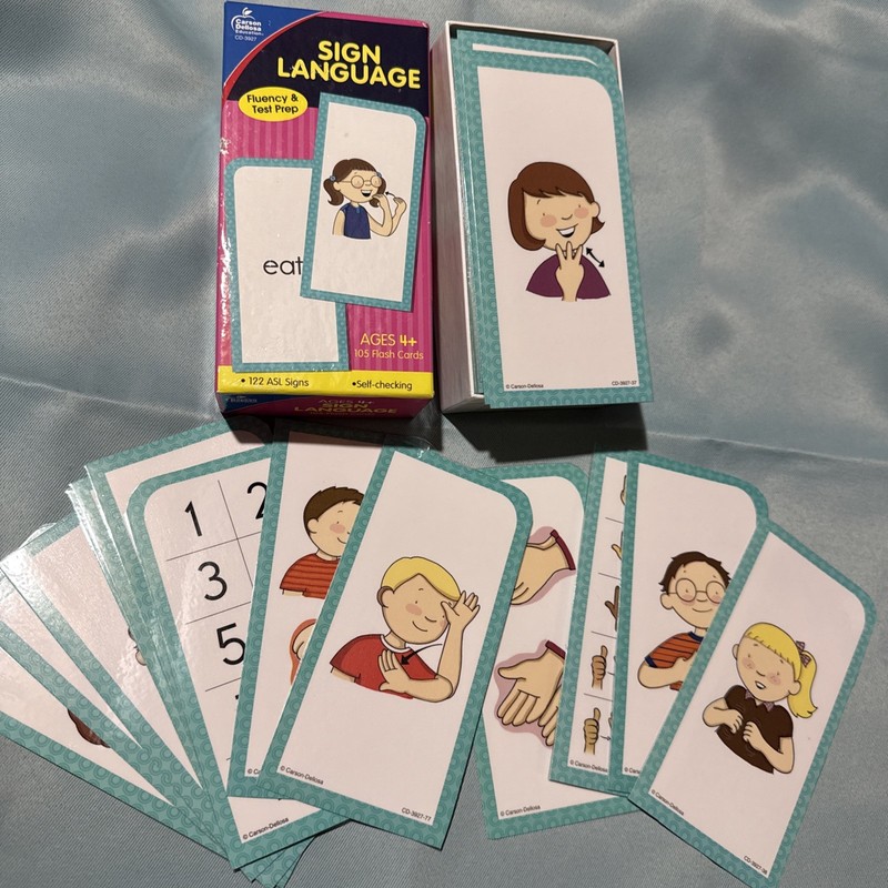 Carson-Dellosa Publishing Carson Dellosa Cd-3927 Flash Cards Sign Language…