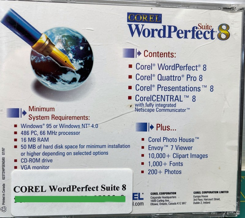 Corel WordPerfect Suite 8 for Windows 95,Windows NT 4.0 gallery
