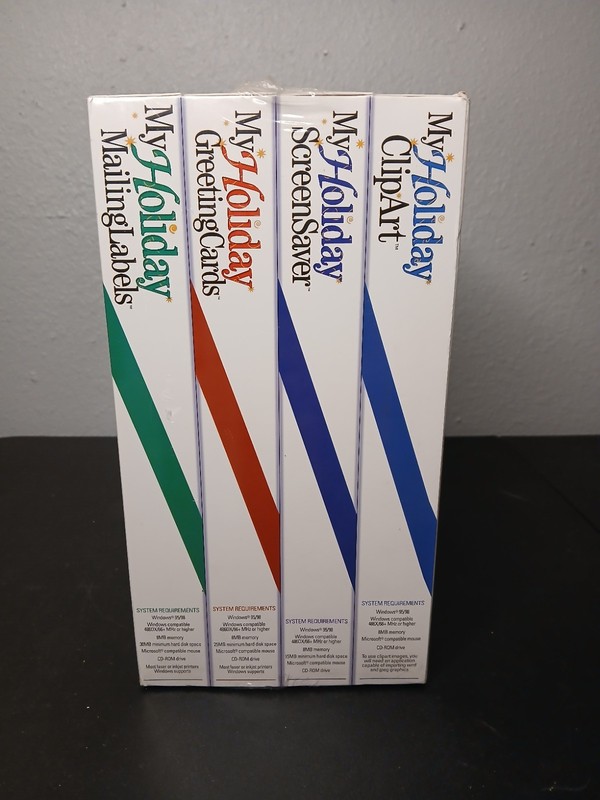 Vintage Windows 98 Christmas Software My Software Company Holiday Greeting Cards gallery