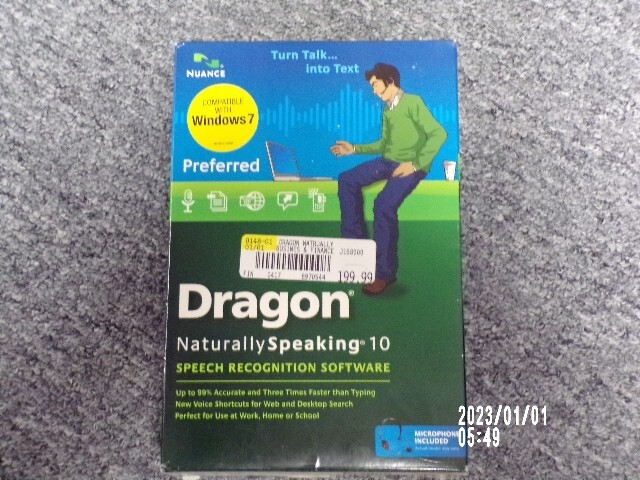Nuance Dragon Naturally Speaking Standard Edition 10 Speech Recognition Software