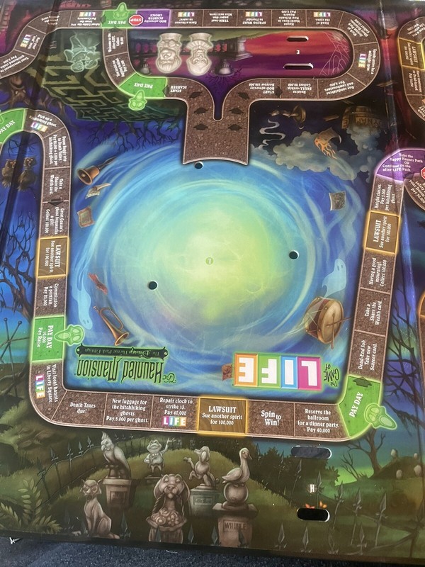 USAOpoly Boardgame Game of Life - Haunted Mansion Edition Good Condition gallery