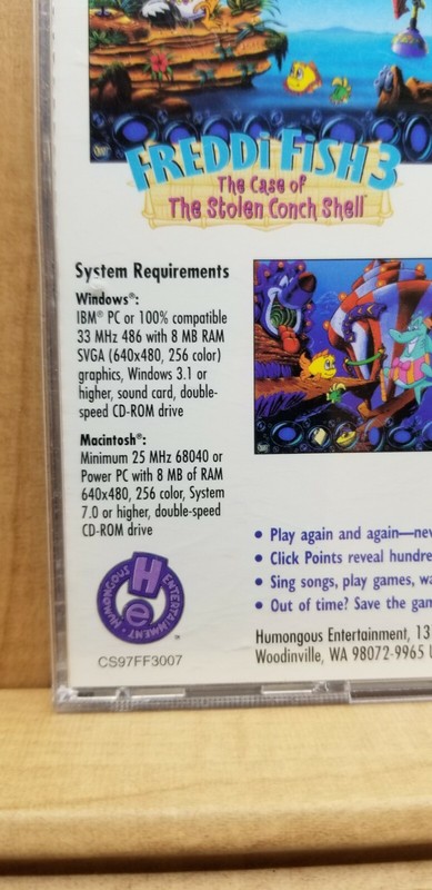 It's A Junior Adventure Arcade CD-ROM Sock Works FREDDI FISH Spy Fox Dry Cereal gallery