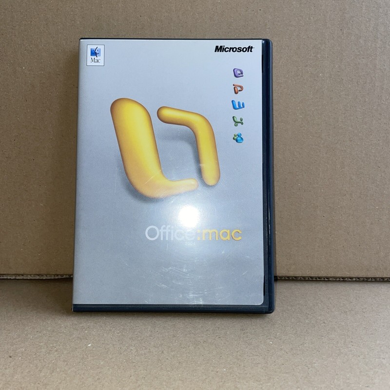 Microsoft Office : Mac 2004 With PKC and booklet (with some pen) for mac