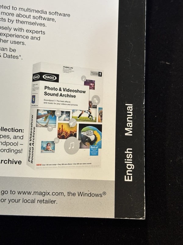 MAGIX Movie Edit Pro 16 Plus HD PC Software DVD CD Manual Windows Retro 2010 HTF gallery