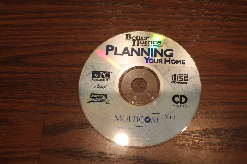 Better Homes and Garden Planning Your Home (PC/MAC, 1997) Near Mint CD-ROM gallery