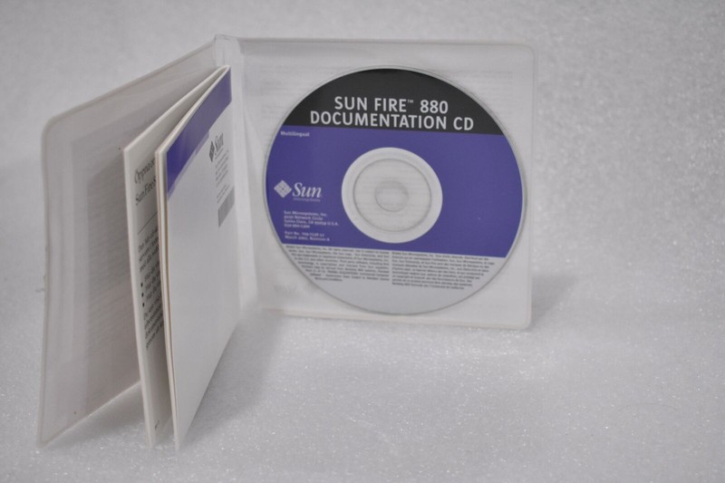 SUN MICROSYSTEMS SUN FIRE 880 DOCUMENTATION CD