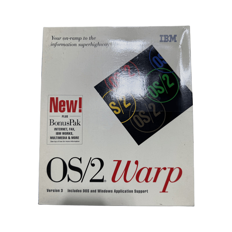 IBM OS/2 Warp Version 3 Retail Box w/ BonusPak, Manual & CDs gallery