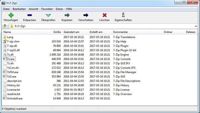 *** 7ZIP PACKPROGRAMM *** ENTPACKER 32bit+64-bit Windows, WZIP, RAR, TAR *** gallery