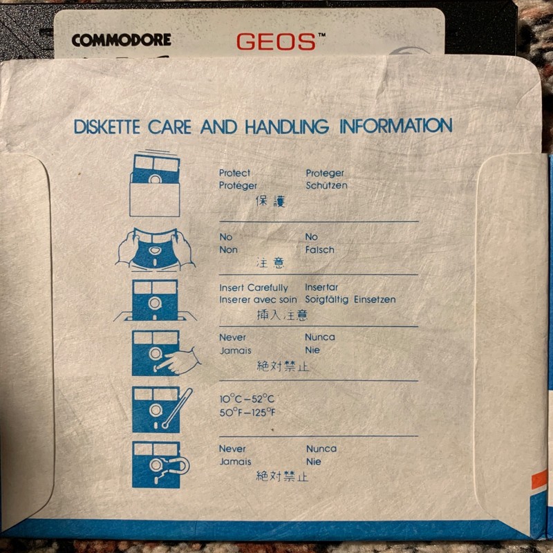 Commodore 64 Model 1541 / 1551 Test / Demo-Diskette + GEOS System Back-up Disk gallery