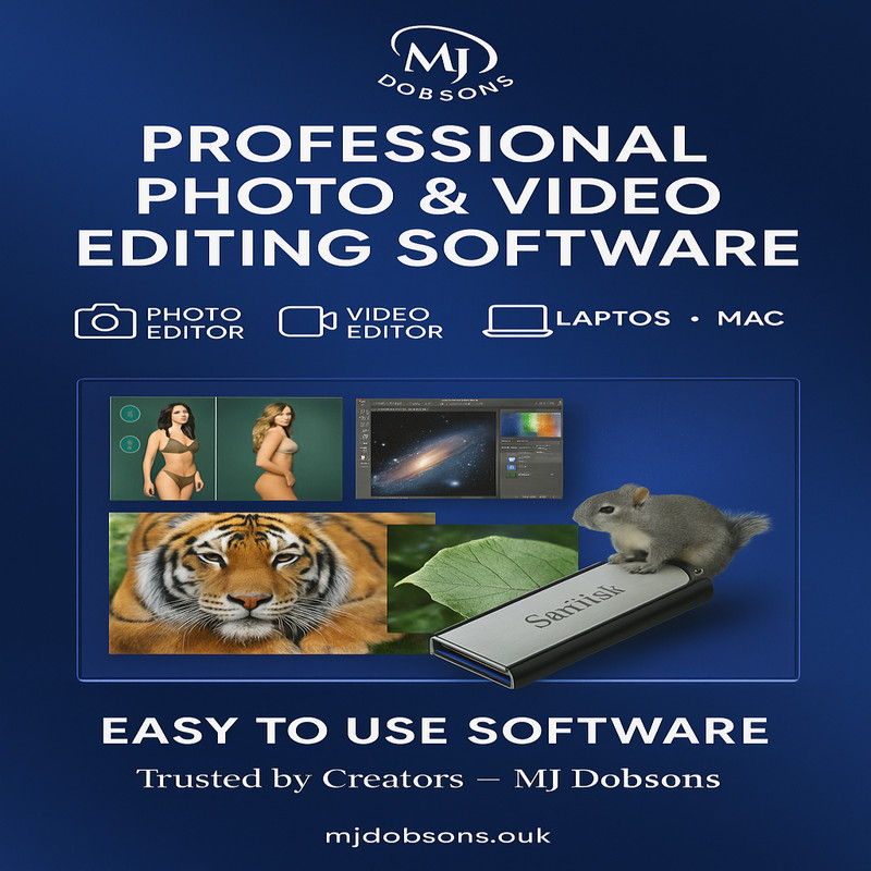 Photo Image And Film Editing For PC Update USB Worldwide Postage