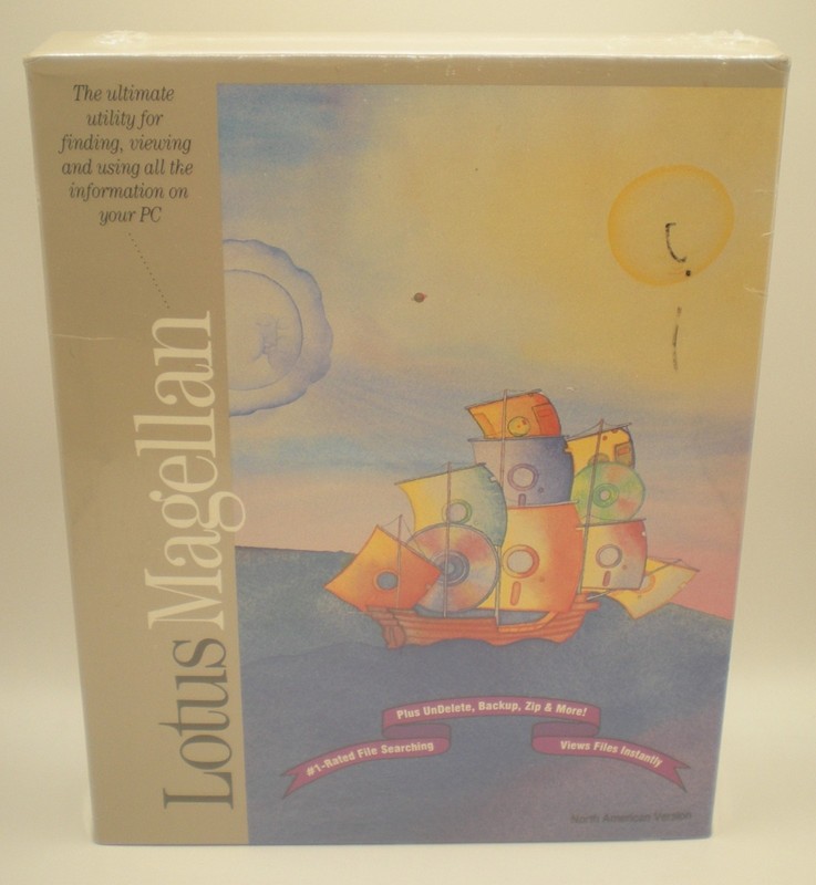 VTG Lotus Magellan 2.0 1990 Book User Manual Software Windows – Brand New Sealed