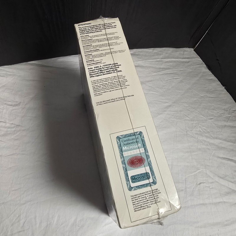 Vintage Microsoft Office 97 Upgrade Standard Big Box Version New Open Box EK2207 gallery