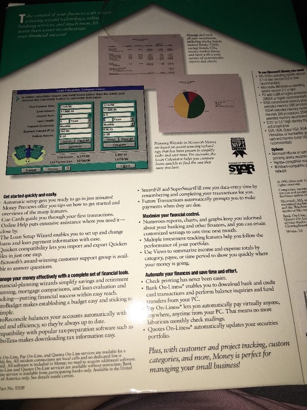 Microsoft Money Disks Home gallery