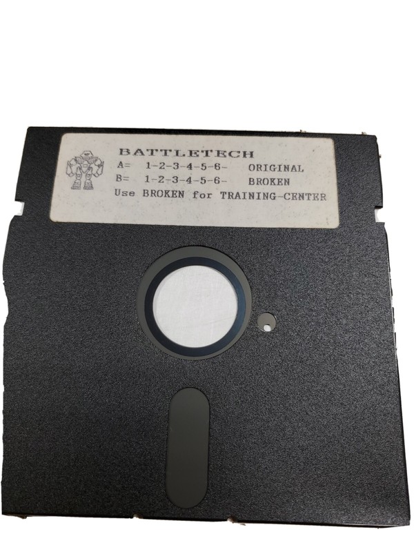 Battletech Training Center Commodore 64 128 C64 Game Untested (c23)