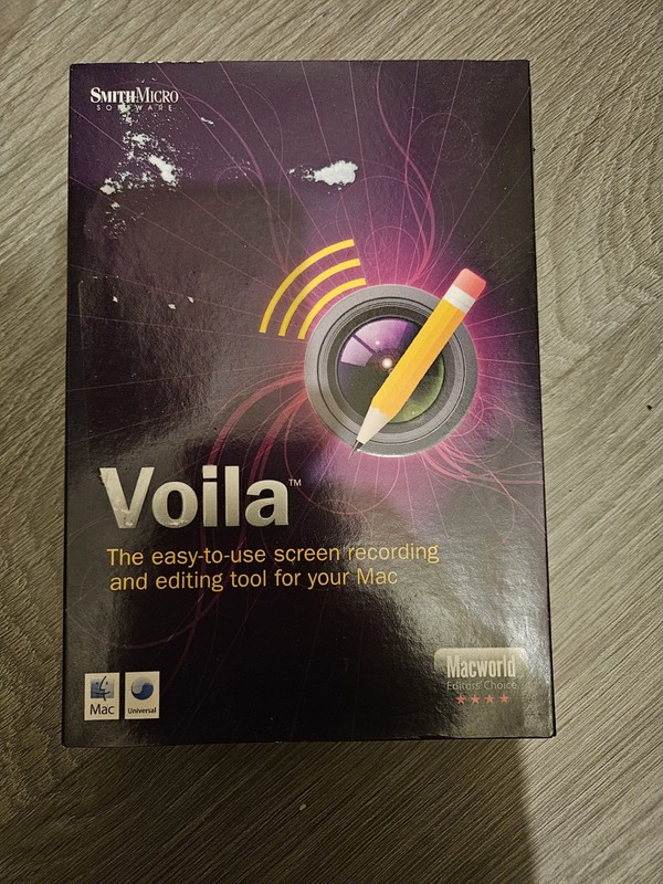 Smithmicro Voila for Mac. The easy to use screen recording and editing tool