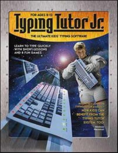 Typing Tutor Jr. PC CD kids learn to type on computer keyboard better faster!