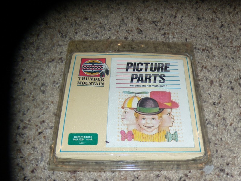 Picture Parts Commodore 64/128 Program New and Sealed