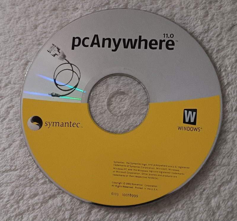 Symantec pcAnywhere Ver 11 Pc Workstation User Remote Control Software