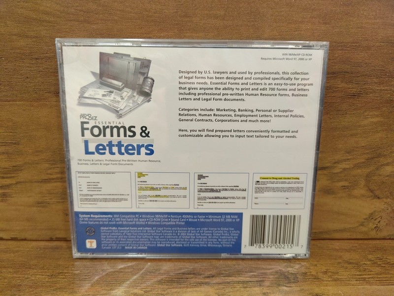 ProBiz Essential Forms & Letters PC New gallery