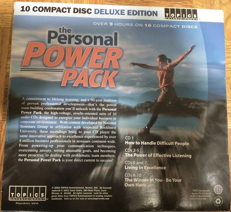 Personal Power Pack - 4 Motivational Audio Books on 10 CD's Self-Help Business gallery