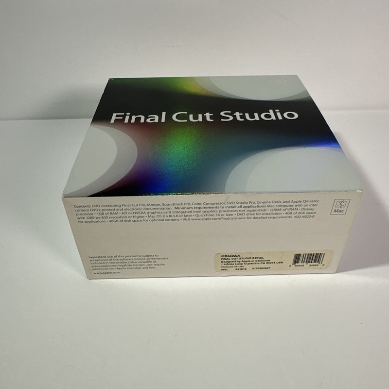 Apple Full Retail Version Final Cut Studio MB642Z/A Complete gallery