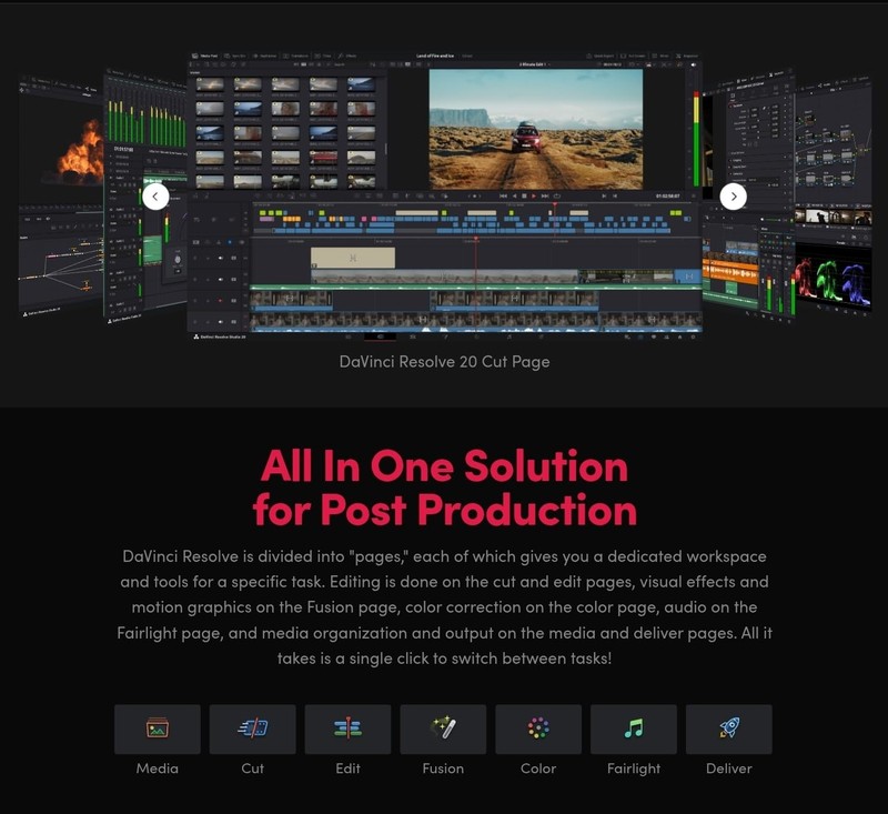Blackmagic DaVinci Resolve Studio – Genuine Lifetime License – 2 Devices gallery